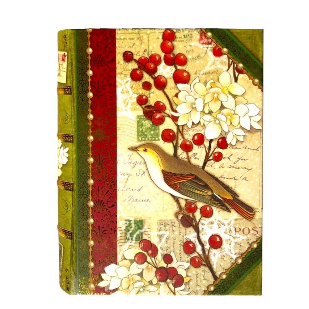 Punch Studio Merry Berries Holiday Embellished *Book Box (59427) (NO Cards)